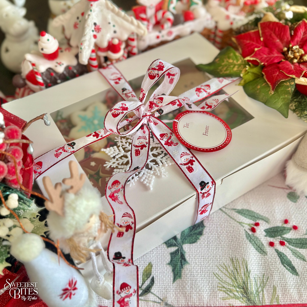 "Merry Christmas" 14 Linzer Cookies