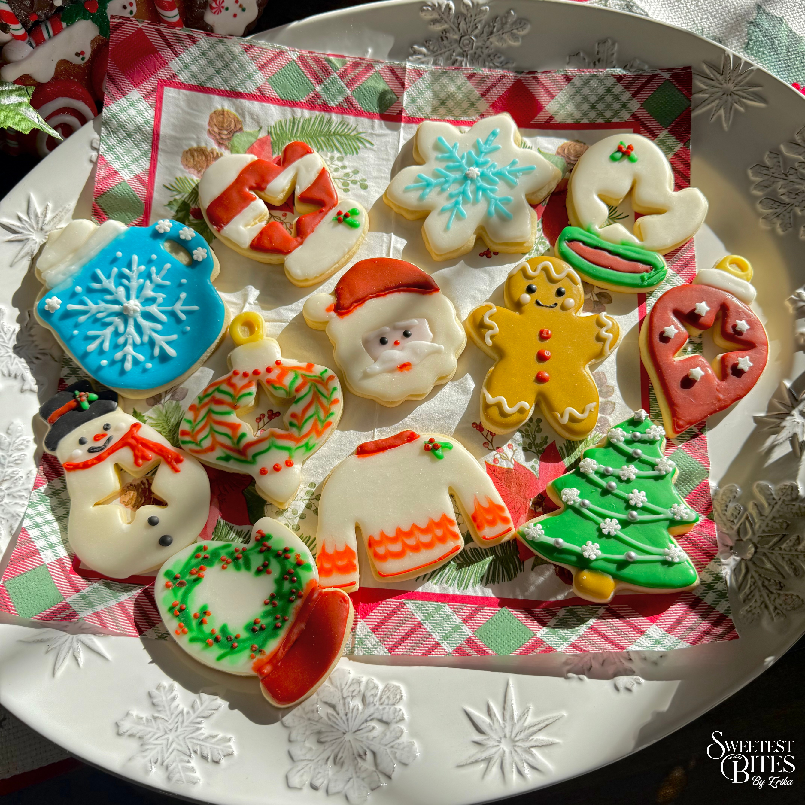 Christmas Decorated Sugar Cookies [Box of 4, 6, or 12]
